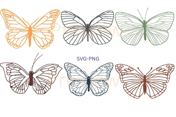 Butterfly SVG Layered, Butterfly Files for Cricut ,Butterfly SVG, Butterfly Bundle SVG Files, Butterfly Clipart, Butterflies Svg, Premium