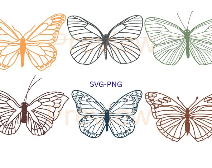 Butterfly SVG Layered, Butterfly Files for Cricut ,Butterfly SVG, Butterfly Bundle SVG Files, Butterfly Clipart, Butterflies Svg, Premium