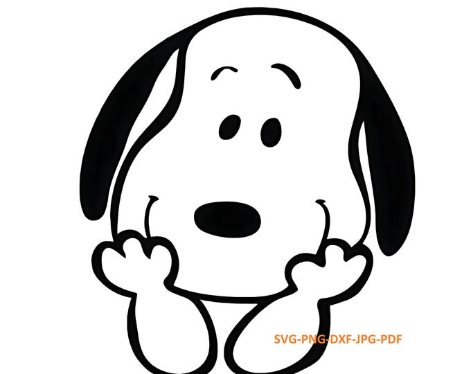 Cute Beagle Dog Cartoon Graphics – SVG, DXF, EPS, Vector Art Clipart Instant Download Digital Cut Print File Cricut