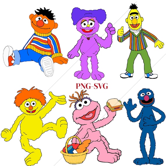 Colorful Birthday Monster SVG Bundle – Cute Layered Clipart for Cricut & Silhouette Projects