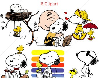 Dibujos animados de un niño y un perro abrazándose / Descarga digital de amigos retro / Inspirado en Charlie Brown / Estilo Snoopy SVG PNG Nuevo