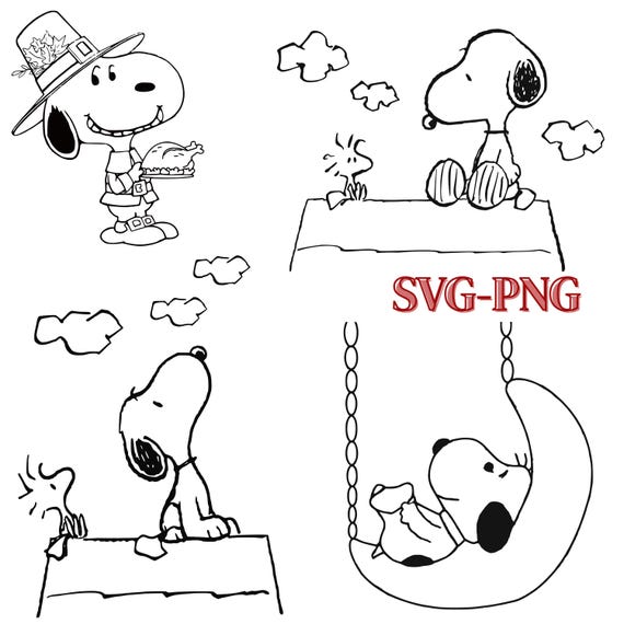 Cute Cartoon Beagle Dog Clipart Bundle | Halloween, Party & Pilot Dog SVG PNG | Dog Lover Cricut Files for T-Shirts, Stickers and Crafts #1