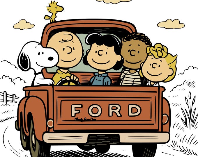 Cute Cartoon Friends Road Trip Svg | Retro Puppy & Kids Truck Clipart | Cricut Silhouette Digital Download