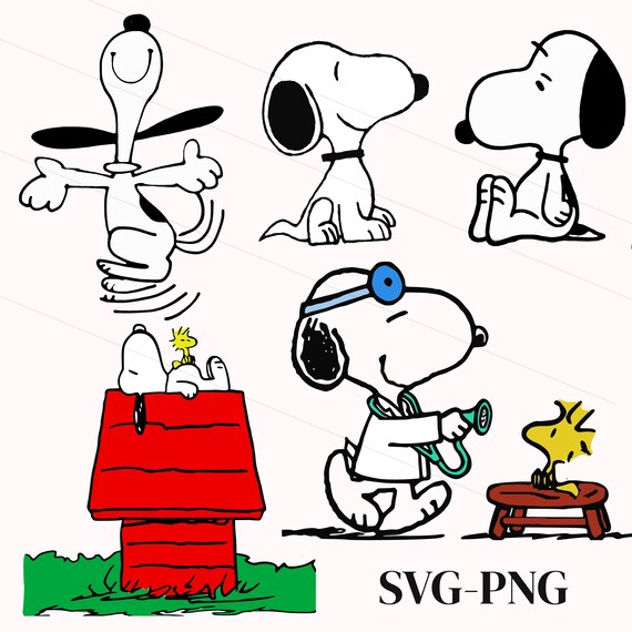 5 SVG/PNG  Best Designs Bundle , Cute Cartoon Beagle Dog