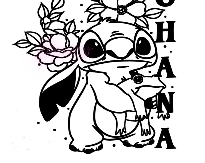 Cute Tropical Alien & Frog Svg Bundle | Floral Island Clipart | Png Svg Dxf Pdf Eps Jpg for Cricut