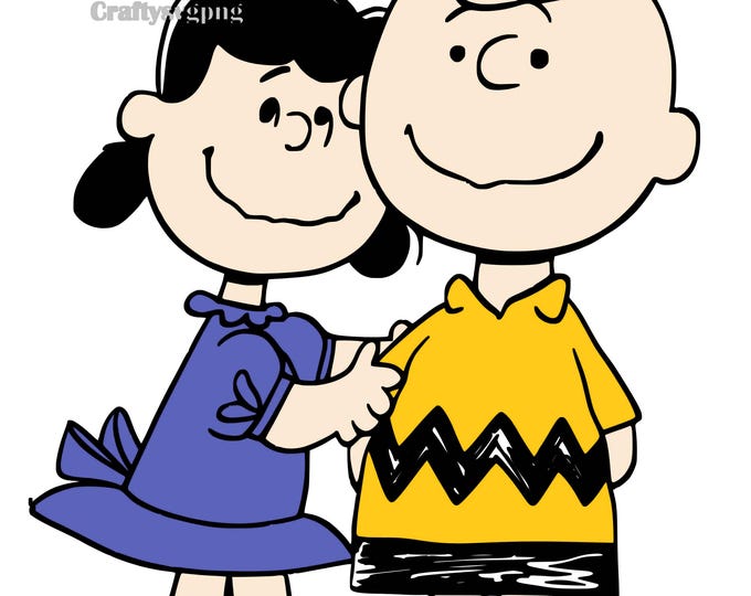 Cartoon Couple SVG PNG DXF Eps Pdf Jpg Cute Comic Inspired Digital Download | Cricut Silhouette Cut File
