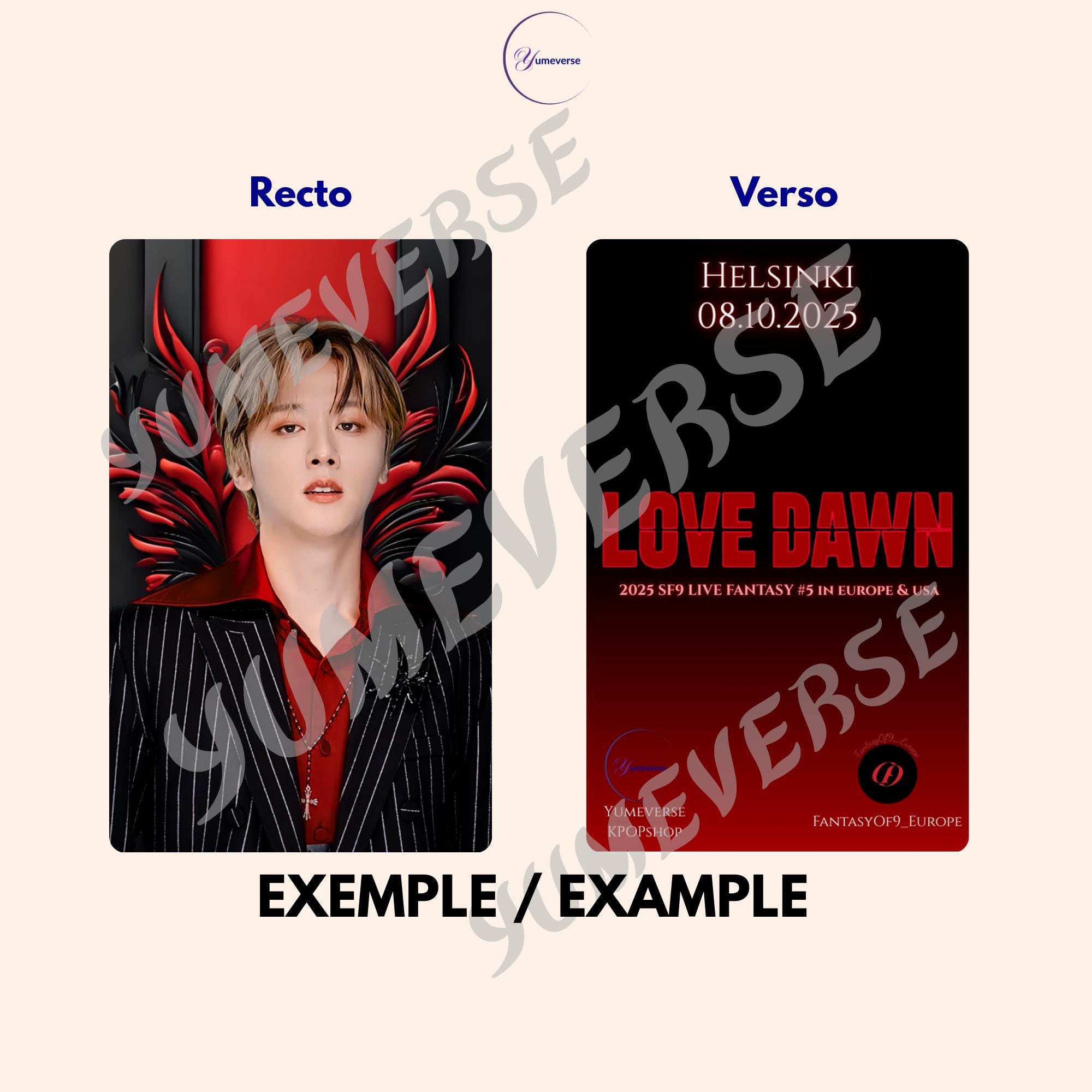 SF9 コンプLOVE DAWN 来場特典トレカ 証明写真　テヤン　フィヨン il_fullxfull.7226333440_k85h.jpg