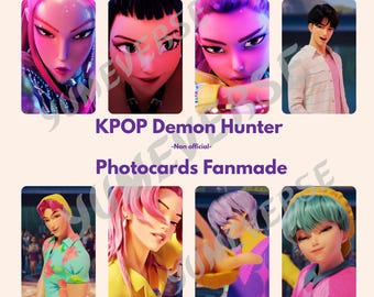 K-POPフォトカード – デーモンハンターエディション | Huntrix + Saja