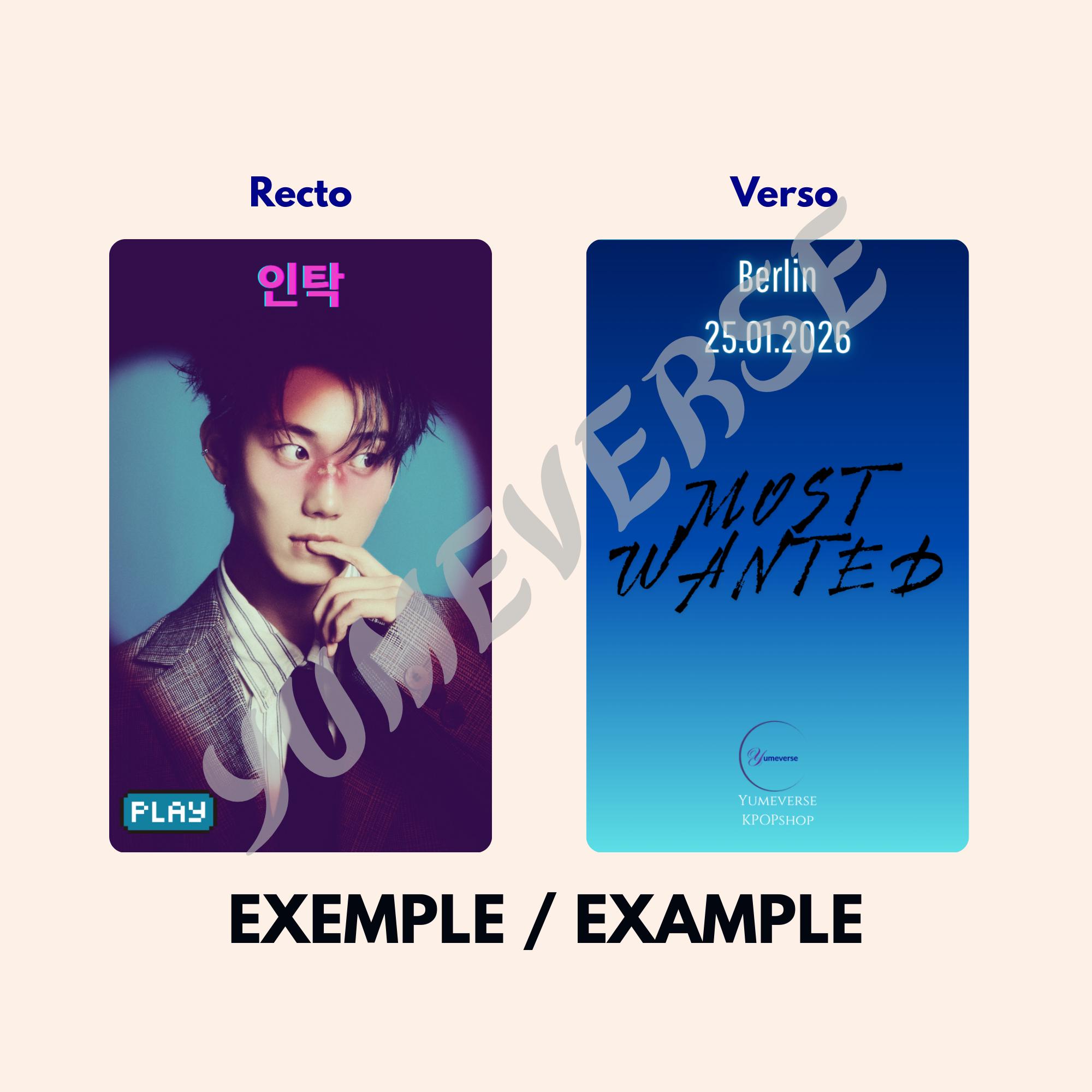 Handcrafted P1harmony Photocards – Most Wanted Europe Tour 2026