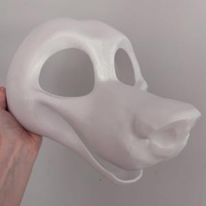 Happy Canine Fursuit Head (v1) - 3D Printed