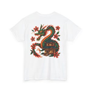 Tshirt - Japanese Dragon Tattoo Unisex Tshirt - Birthday Present, Tee Shirt, Asian Art, Anime Top, Men Women Tee, Gift for Him Her