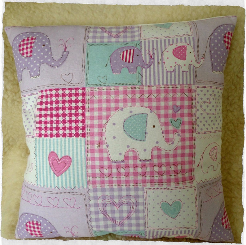 Fryetts Bo Bo Elephant Blue Cotton Fabric