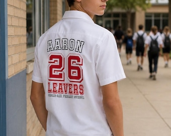 Personalised School Leavers Shirt, Last Day Keepsake, Primary Memory Shirt
