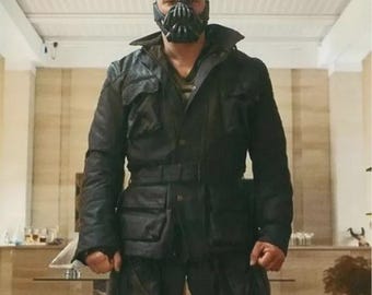 Bane The Dark Knight Rises Kompletny strój helloween (kurtka, spodnie, kamizelka z uchwytem)