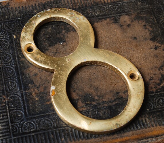 Vintage Metal Apartment Number 8 Etsy