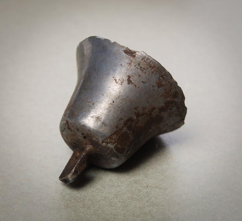 Antique small brass broken bell without clapper. Etsy