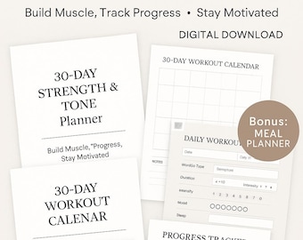 30-Day Strength & Tone Planner