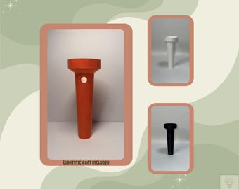 Riize Lightstick V1 Decorated 3D Printed Sleeve – Hand-Painted Rhinestone Custom Sleeve