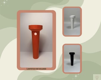 Riize Lightstick V1 Undecorated 3D Printed Sleeve – Minimal Painted Sleeve