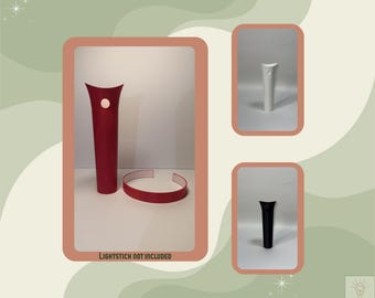 Candybong Infinity V3 Twice Undecorated 3D Printed Lightstick Sleeve – Minimal Painted Sleeve