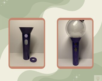 Armybomb Map of the Soul BTS Decorated 3D Printed Lightstick