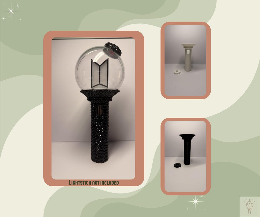 Bts Rhinestone BTS Armybomb Version 4 Decorated 3D Printed Lightstick Sleeve ...