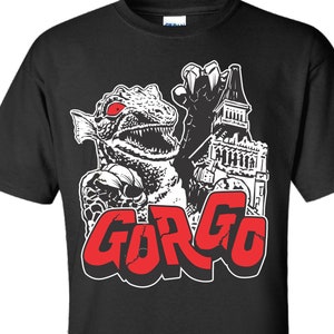 Gorgo - Giant Monster Fan Tee hand-printed cotton kaiju shirt