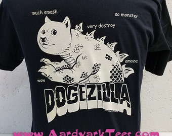 DogeZilla - Kaiju Groupie Doge Meme Fanshirt - much smash. so monster. amaze. Internet fame, fandom, doggo, giant monster