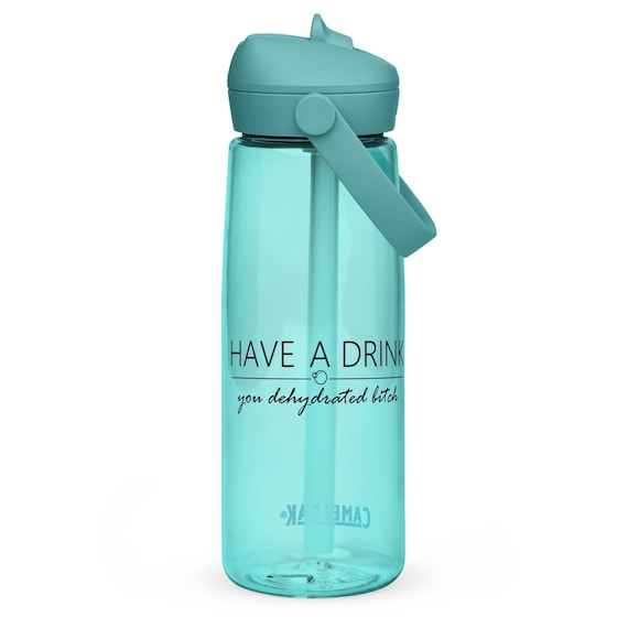 Flip Straw Water Bottle