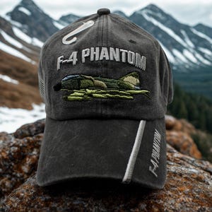 F-4 Phantom Military Veteran Hat. Classic Aviation Embroidered Cap. Air Force Aircraft Hat. U.S Air Force Hat. F4 Cap. Veteran Hat. USAF Hat