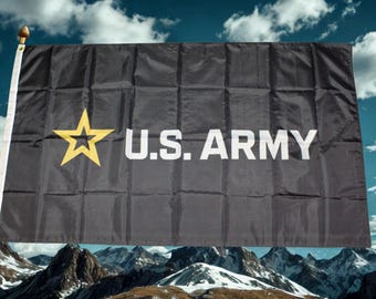 アメリカ陸軍旗 3 x 5フィート – 陸軍黒旗。アメリカ陸軍の誇りある旗
