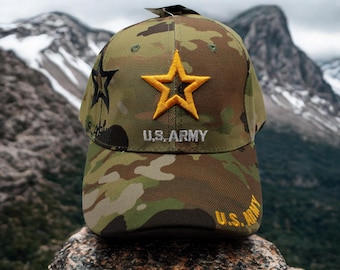 Cappello Da Veterano Dell'esercito Mimetico, Berretto Da Baseball