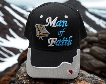 NEW! I LOVE JESUS CHRISTIAN BASEBALL CAP HAT GRAY