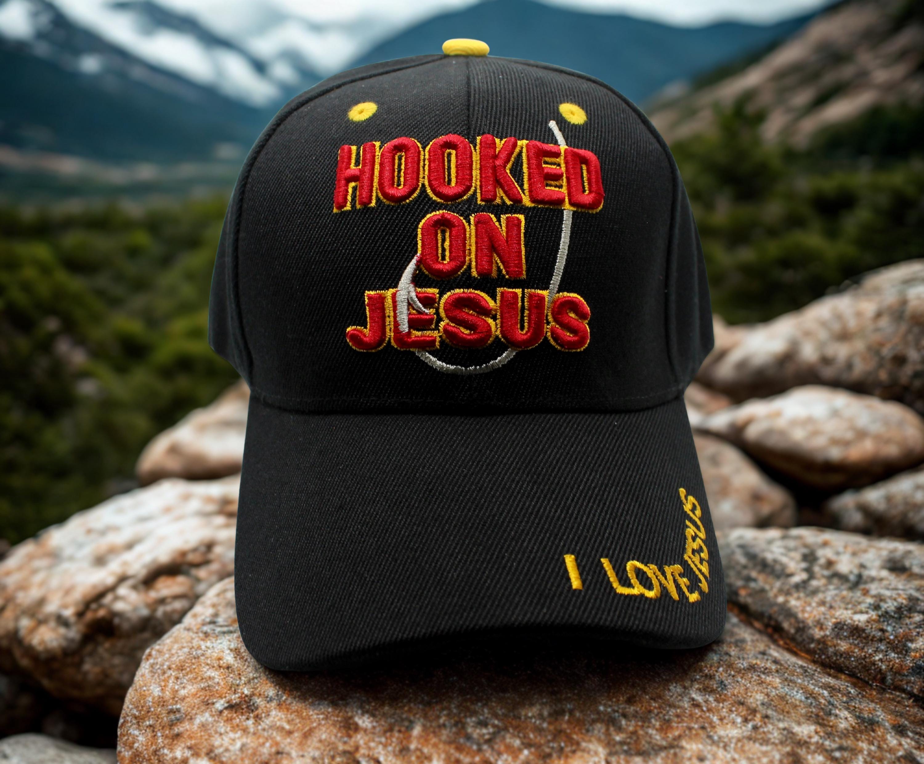 Hooked on Jesus Hat - Etsy