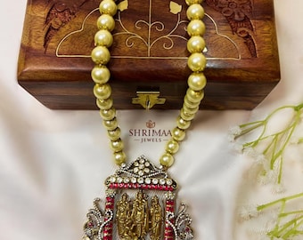 Widder Darbar Diamant Moissanits Polki Anhänger Halskette | 925er Silber Bügelschmuck