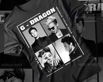 G-dragon Collage T-shirt – K-pop Streetwear | Limited Edition GD