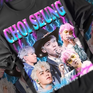 Choi Seung-hyun Retro 90&#39;s Classic Tshirt / Bootleg Choi Seung T.O.P Graphic Shirt / Kpop Idol Homage Tee / Kpop Music Merch / Legend Thanos
