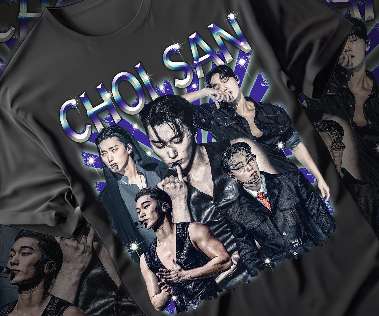 ATEEZ SANベースボールTシャツ Amazon.com: ATEEZ Official Merch Exclusive San T-Shirt