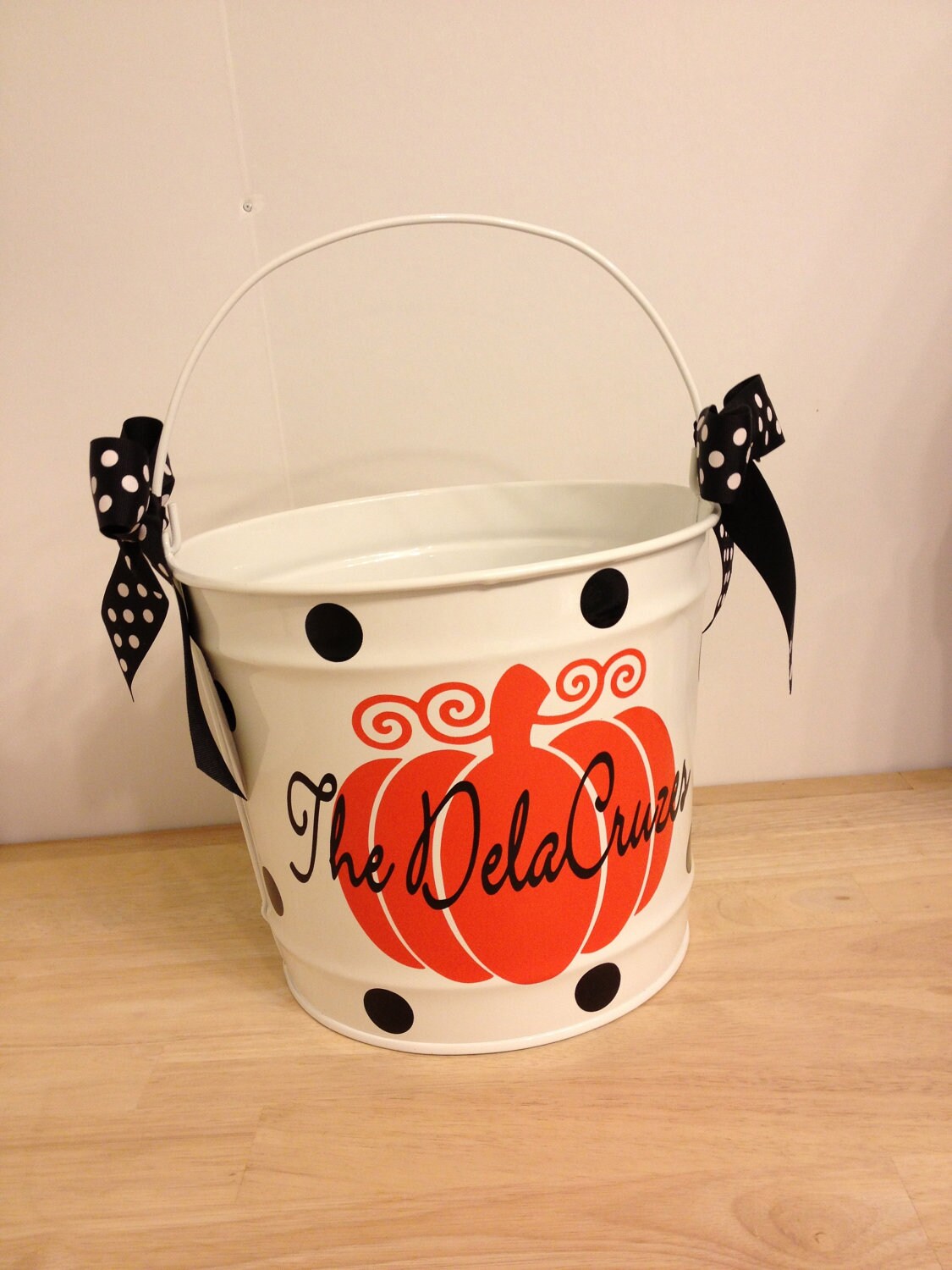 personalized halloween bucket personalized halloween bucket