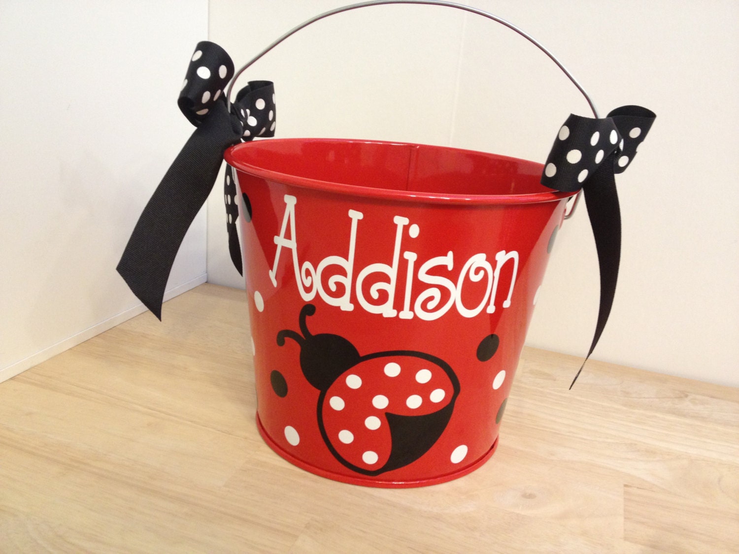 Personalized Easter basket 5 quart metal bucket name or Etsy
