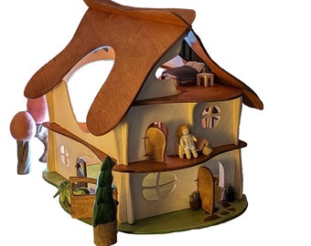 Waldorf Wooden Doll House