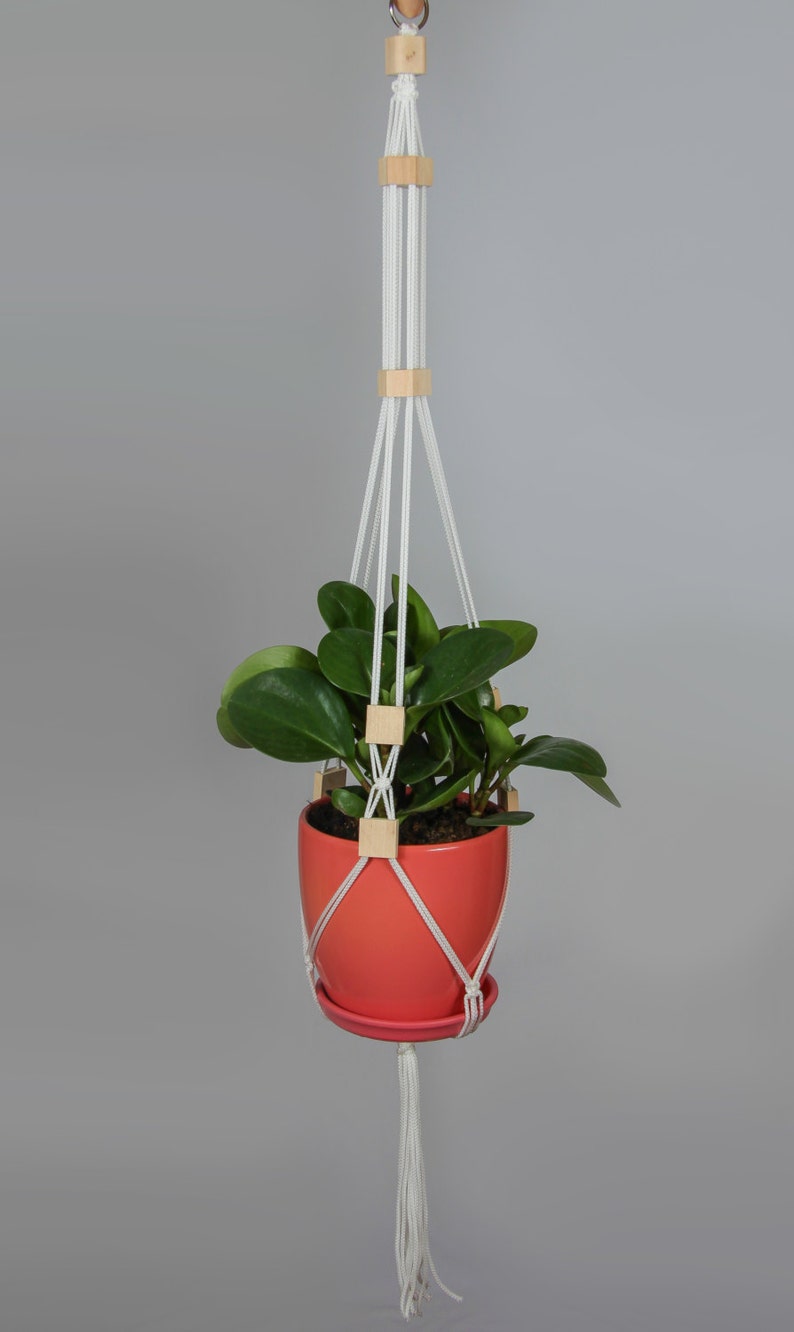 DIY Beaded Macrame Plant Hanger Kit Macrame Planter Kit DIY Etsy