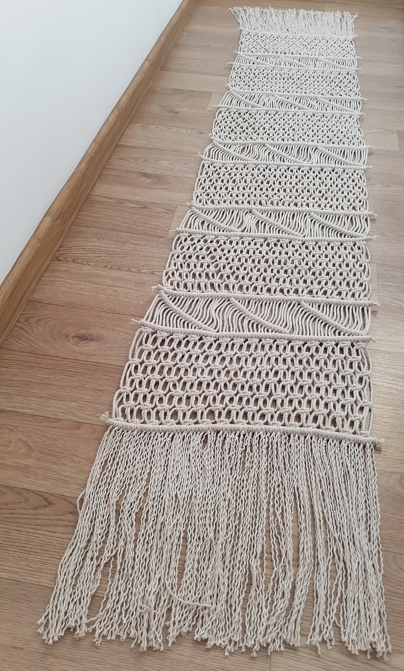 Macrame Table Runner Wedding Table Decor Boho Wedding Rustic Etsy