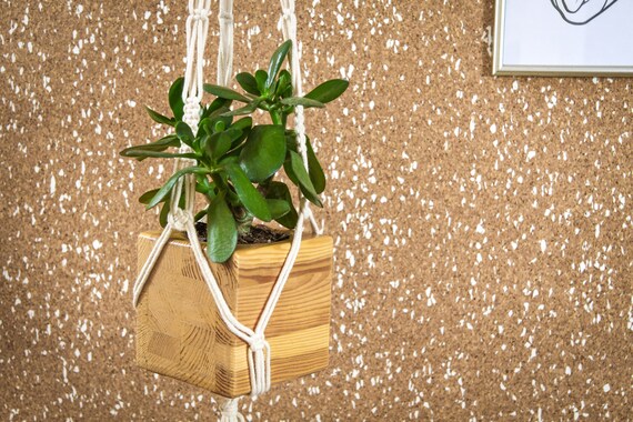 Macrame Plant Hanger Hanging Planter Indoor Bowl Hanger Ceiling Pot Holder Minimalist Cotton Planter Bohemian Decor Boho Eco