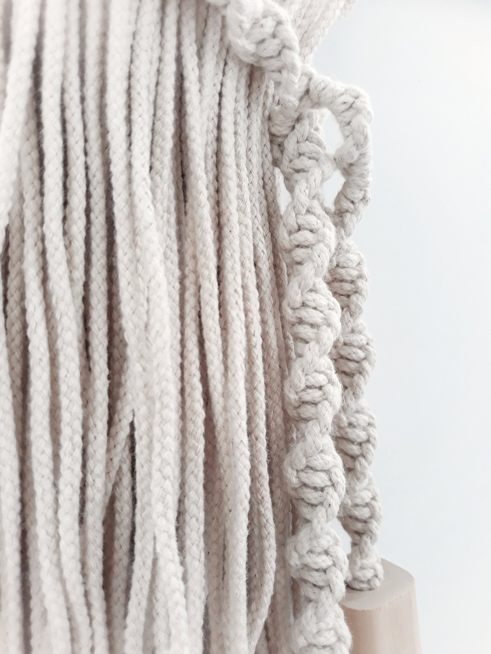 macrame tie backs pattern