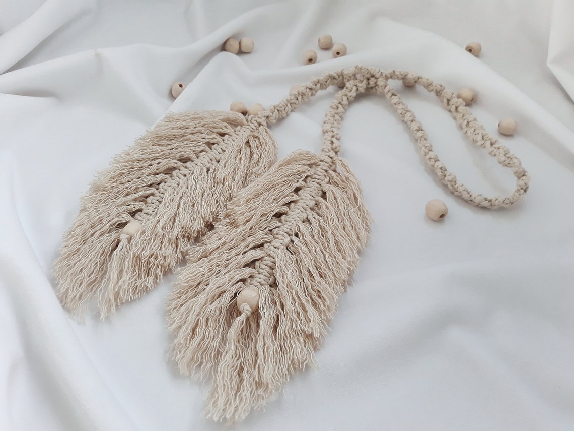 macrame tie backs pattern