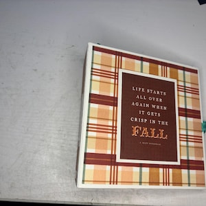 Fall themed Photo Album | Scrapbook for memories