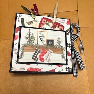 Handmade Christmas Mini Photo Album | Scrapbook