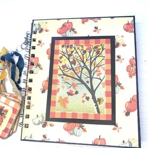 Handmade Fall Themed Photo Album | Scrapbook
