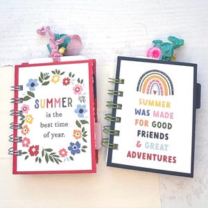 Mini-anteckningsbok med sommartema | Journal